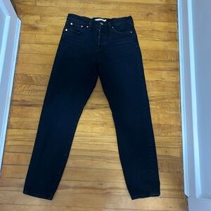 Black levis wedgie jean size 26